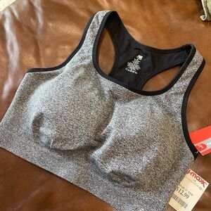 Gray Sports Bra by 90 Degree by Reflex